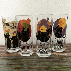 Disney Hocus Pocus Character Portraits Glassware Set